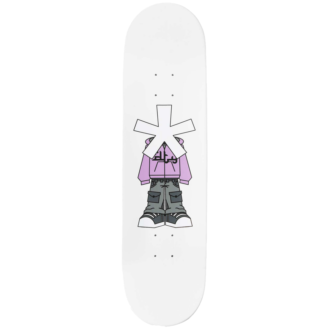 Asher Skate Deck (White)