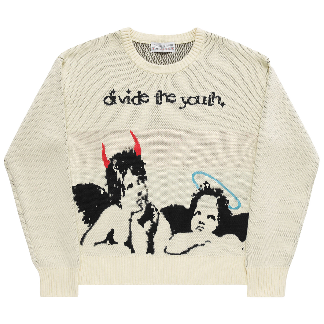 Demons and Angels Knitted Sweater
